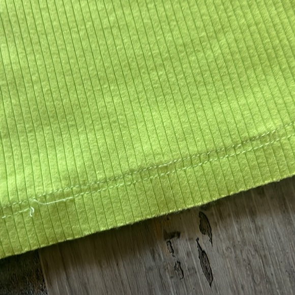 EUC π NEON GREEN π Urban Outfitters ONE STRAP TANK TOP Size: Small (S) - Picture 6 of 13